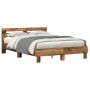 Bed Frame of Recycled Wood 150 x 200 cm by , Beds and slatted bases - Ref: Foro24-3333942, Price: 113,57 €, Discount: %