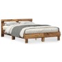 Bed Frame of Recycled Wood 150 x 200 cm by , Beds and slatted bases - Ref: Foro24-3333942, Price: 113,57 €, Discount: %