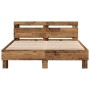 Bed Frame of Recycled Wood 150 x 200 cm by , Beds and slatted bases - Ref: Foro24-3333942, Price: 113,57 €, Discount: %