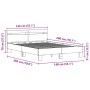 Altholz Altholz Bettgestell 140 x 200 cm | Foro24.es | Tu tienda online para hogar, jardín y más Foro24.es