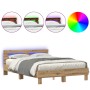 Oak Bed Base Artisan Oak Crafted Wood 140 x 200 cm by , Beds and slatted bases - Ref: Foro24-3333946, Price: 126,36 €, Discou...