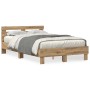 Bed Frame Handmade Oak Solid Oak by , Beds and slatted bases - Ref: Foro24-3333949, Price: 114,33 €, Discount: %
