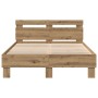 Bed Frame Handmade Oak Solid Oak by , Beds and slatted bases - Ref: Foro24-3333949, Price: 114,33 €, Discount: %