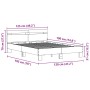 Oak Bed Frame Handmade Oak Wood Elaborated by , Beds and slatted bases - Ref: Foro24-3333958, Price: 128,66 €, Discount: %