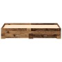 Bett mit Schubladen aus gealtertem Holzwerkstoff 180x200 cm von , Betten und Lattenroste - Ref: Foro24-3333960, Preis: 200,05...