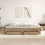 Cama con cajones madera de ingeniería roble artisan 180x200 cm von , Betten und Lattenroste - Ref: Foro24-3333961, Preis: 200...