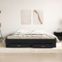 Bett mit Schubladen Holzwerkstoff Eiche schwarz 180x200 cm von , Betten und Lattenroste - Ref: Foro24-3333962, Preis: 212,58 ...