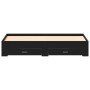 Bed with drawers engineered wood black oak 180x200 cm by , Beds and slatted bases - Ref: Foro24-3333962, Price: 212,58 €, Dis...