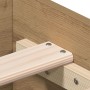 Artisan Oak Bed Frame with Drawers Crafted Wood by , Beds and slatted bases - Ref: Foro24-3333964, Price: 185,74 €, Discount: %