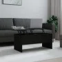 Black plywood coffee table 102x50.5x46.5 cm by vidaXL, Coffee table - Ref: Foro24-809720, Price: 80,48 €, Discount: %