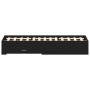 Bed frame with drawers Black Oak Wood 140 x 200 cm by , Beds and slatted bases - Ref: Foro24-3333968, Price: 210,46 €, Discou...
