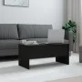 Black plywood coffee table 102x50.5x46.5 cm by vidaXL, Coffee table - Ref: Foro24-809720, Price: 80,48 €, Discount: %