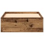 Old Wood Bed Frame 100x200 cm Engineered Wood by , Beds and slatted bases - Ref: Foro24-3333981, Price: 129,45 €, Discount: %