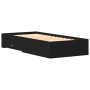 Marco de Cama Negro Roble 100x200 cm Madera Ingenierizada | Foro24.es | Tu tienda online para hogar, jardín y más Foro24.es