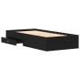 Marco de Cama Negro Roble 100x200 cm Madera Ingenierizada | Foro24.es | Tu tienda online para hogar, jardín y más Foro24.es
