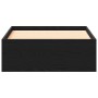 Black Oak Bed Frame 100x200 cm Engineered Wood by , Beds and slatted bases - Ref: Foro24-3333983, Price: 136,54 €, Discount: %