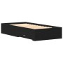 Marco de Cama Negro Roble 100x200 cm Madera Ingenierizada | Foro24.es | Tu tienda online para hogar, jardín y más Foro24.es
