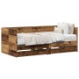 Ausziehbett Recyceltes Holz 100 x 200 cm Widerstandsfähig von , Betten und Lattenroste - Ref: Foro24-3333984, Preis: 206,27 €...