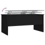 Black plywood coffee table 102x50.5x46.5 cm by vidaXL, Coffee table - Ref: Foro24-809720, Price: 80,48 €, Discount: %