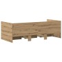 Handgefertigtes Ausziehbett aus Eiche Qualität Holz 90 x 200 cm Langlebig | Foro24.es | Tu tienda online para hogar, jardín y más Foro24.es