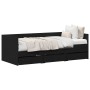Día de cama Roble negro Madera elaborada 90 x 200 cm Duradero | Foro24.es | Tu tienda online para hogar, jardín y más Foro24.es