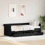 Bed day Black Oak Wood made 90 x 200 cm Durable by , Beds and slatted bases - Ref: Foro24-3333995, Price: 212,25 €, Discount: %
