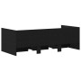 Bed day Black Oak Wood made 90 x 200 cm Durable by , Beds and slatted bases - Ref: Foro24-3333995, Price: 212,25 €, Discount: %