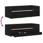 Black Oak trundle bed Quality wood 90 x 190 cm Resistant by , Beds and slatted bases - Ref: Foro24-3333998, Price: 203,87 €, ...