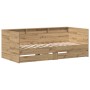 Divan with drawers Artisan oak Quality wood 90 x 200 cm by , Beds and slatted bases - Ref: Foro24-3334000, Price: 191,94 €, D...