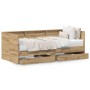Cama nido con cajones Roble artesanal Madera resistente 75 x 190 cm | Foro24.es | Tu tienda online para hogar, jardín y más Foro24.es