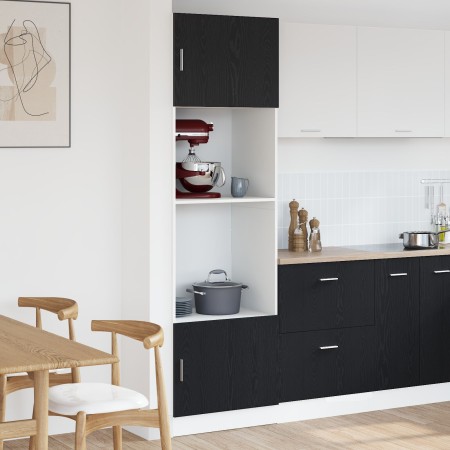 Black Oak Plywood Kitchen Cabinet by , Kitchen cabinets - Ref: Foro24-3334018, Price: 171,42 €, Discount: %