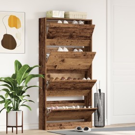Schuhschrank Altholz Verarbeitetes Holz von , Schuhregale und Schuhorganisatoren - Ref: Foro24-3334025, Preis: 154,80 €, Raba...