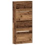 Armario para zapatos Madera vieja Madera elaborada de , Zapateros y organizadores de calzado - Ref: Foro24-3334025, Precio: 1...