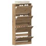 Schuhschrank Artisan Eiche Handwerkliches Holz von , Schuhregale und Schuhorganisatoren - Ref: Foro24-3334026, Preis: 132,64 ...