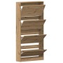 Schuhschrank Artisan Eiche Handwerkliches Holz von , Schuhregale und Schuhorganisatoren - Ref: Foro24-3334026, Preis: 132,64 ...