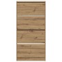 Schuhschrank Artisan Eiche Handwerkliches Holz von , Schuhregale und Schuhorganisatoren - Ref: Foro24-3334026, Preis: 132,64 ...