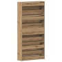 Schuhschrank Artisan Eiche Handwerkliches Holz von , Schuhregale und Schuhorganisatoren - Ref: Foro24-3334026, Preis: 132,64 ...