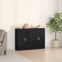 Consolas 2 pcs Negro Roble 60x31x84 cm Madera Ingenierizada | Foro24.es | Tu tienda online para hogar, jardín y más Foro24.es