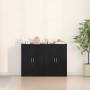 Consolas 2 pcs Negro Roble 60x31x84 cm Madera Ingenierizada | Foro24.es | Tu tienda online para hogar, jardín y más Foro24.es