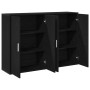 Consolas 2 pcs Negro Roble 60x31x84 cm Madera Ingenierizada | Foro24.es | Tu tienda online para hogar, jardín y más Foro24.es