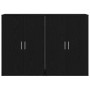 Consolas 2 pcs Negro Roble 60x31x84 cm Madera Ingenierizada | Foro24.es | Tu tienda online para hogar, jardín y más Foro24.es