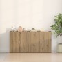 Buffets 2 Stück Artisan Eiche 79x38x80 cm aus bearbeitetem Holz | Foro24.es | Tu tienda online para hogar, jardín y más Foro24.es