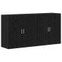 2 pcs Black Oak Sideboards 79x38x80 cm Wood made by , Sideboards - Ref: Foro24-3334310, Price: 182,38 €, Discount: %