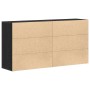 2 pcs Black Oak Sideboards 79x38x80 cm Wood made by , Sideboards - Ref: Foro24-3334310, Price: 182,38 €, Discount: %