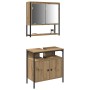 2-Piece Bathroom Furniture Set in Artisan Oak Wood by , Bathroom furniture - Ref: Foro24-3334320, Price: 95,12 €, Discount: %