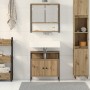 2-teiliges Badmöbel-Set aus handwerklichem Eichenholz von , Badezimmermöbel - Ref: Foro24-3334320, Preis: 95,12 €, Rabatt: %
