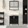 2-piece bathroom furniture set in engineered black oak wood by , Bathroom furniture - Ref: Foro24-3334321, Price: 100,76 €, D...
