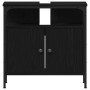 2-piece bathroom furniture set in engineered black oak wood by , Bathroom furniture - Ref: Foro24-3334321, Price: 100,76 €, D...