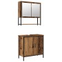 2-teiliges Badmöbel-Set aus Altholz und technischem Holz von , Badezimmermöbel - Ref: Foro24-3334322, Preis: 114,35 €, Rabatt: %