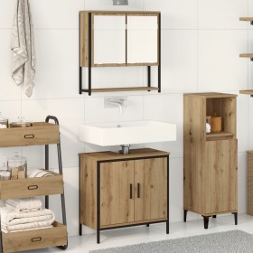 Conjunto de Muebles de Baño de 2 Piezas en Madera Ingenierizada de Roble Artisan de , Muebles de baño - Ref: Foro24-3334323, ...